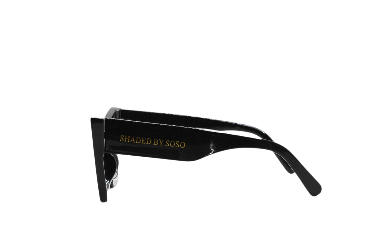 Oversized Cat Eyes - Black Tint